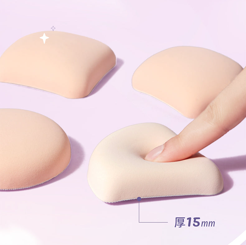 Everbab XL Highresilience Triangle Air Cushion Makeup Powder Puff Sponge for BB BC Cream 2Pieces X4pack
