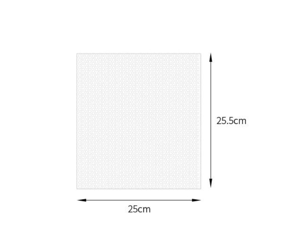 Fasola White Towel Roll Disposable Cloth Rag for Kitchen Kitchen Paper Towel Roll 25.5 X 25cm X4Pack