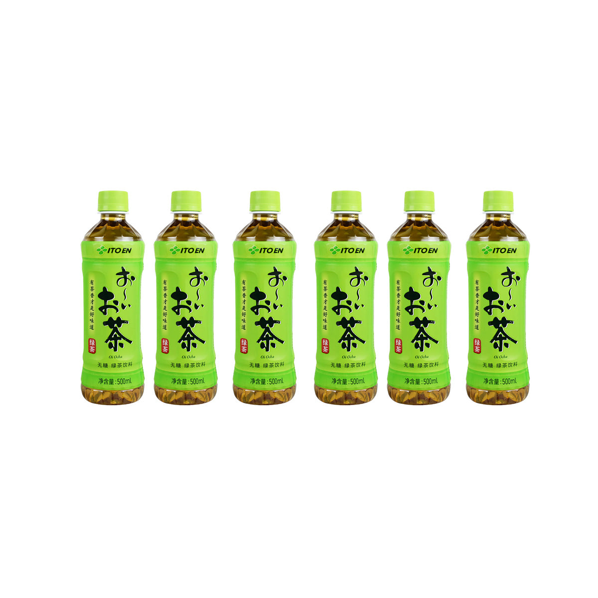Itoen-Unsweetened-Green-Tea-500ml-X6Pack-1