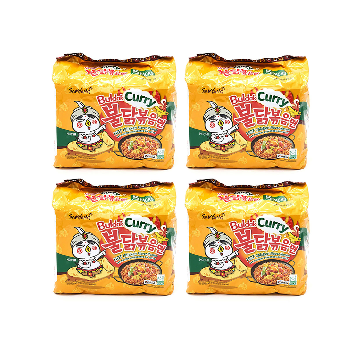 Samyang-Spicy-Chicken-Curry-Noodles-140g*5-Bags-X4Pack-1