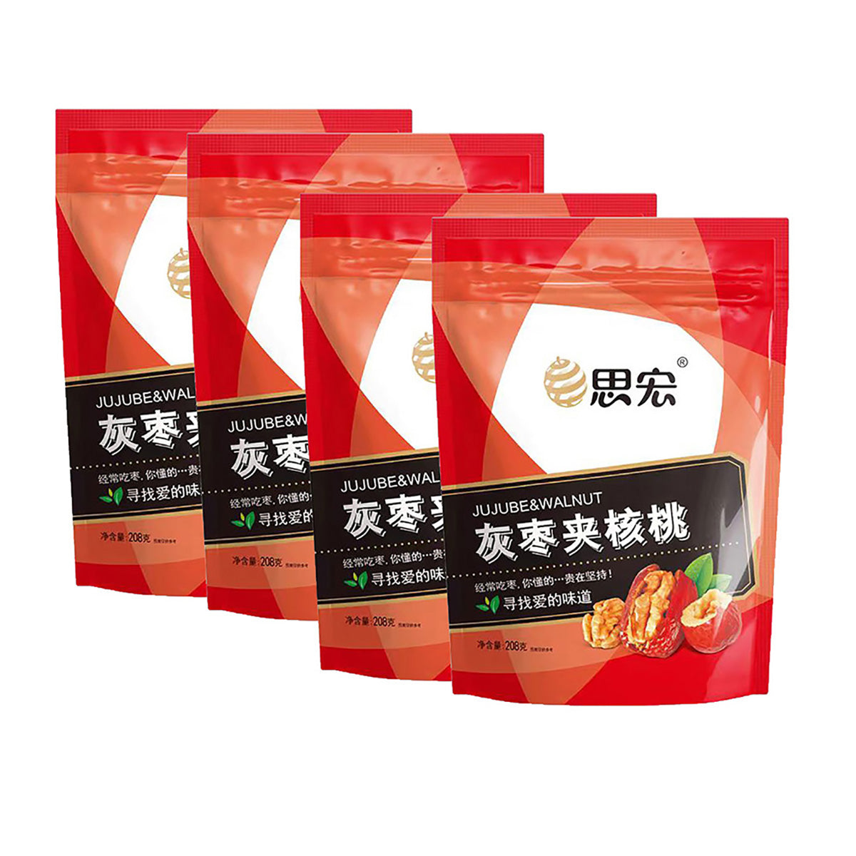 Sihong-Walnut-Stuffed-Dried-Jujube-208g-X4Pack-1