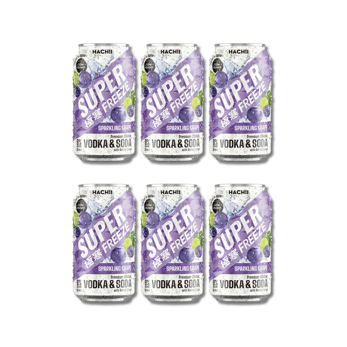 HACHII-Low-Sugar-Grape-Sparkling-Beverage-350ml-X6Pack-1