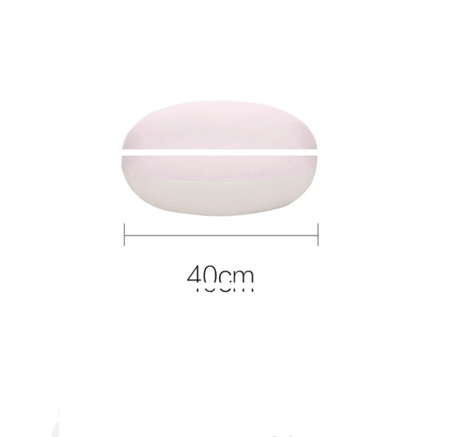 Lifease Japanese Style Soft Plush Pillow throw pillow in Pink-Coffee Color X 2Pack
