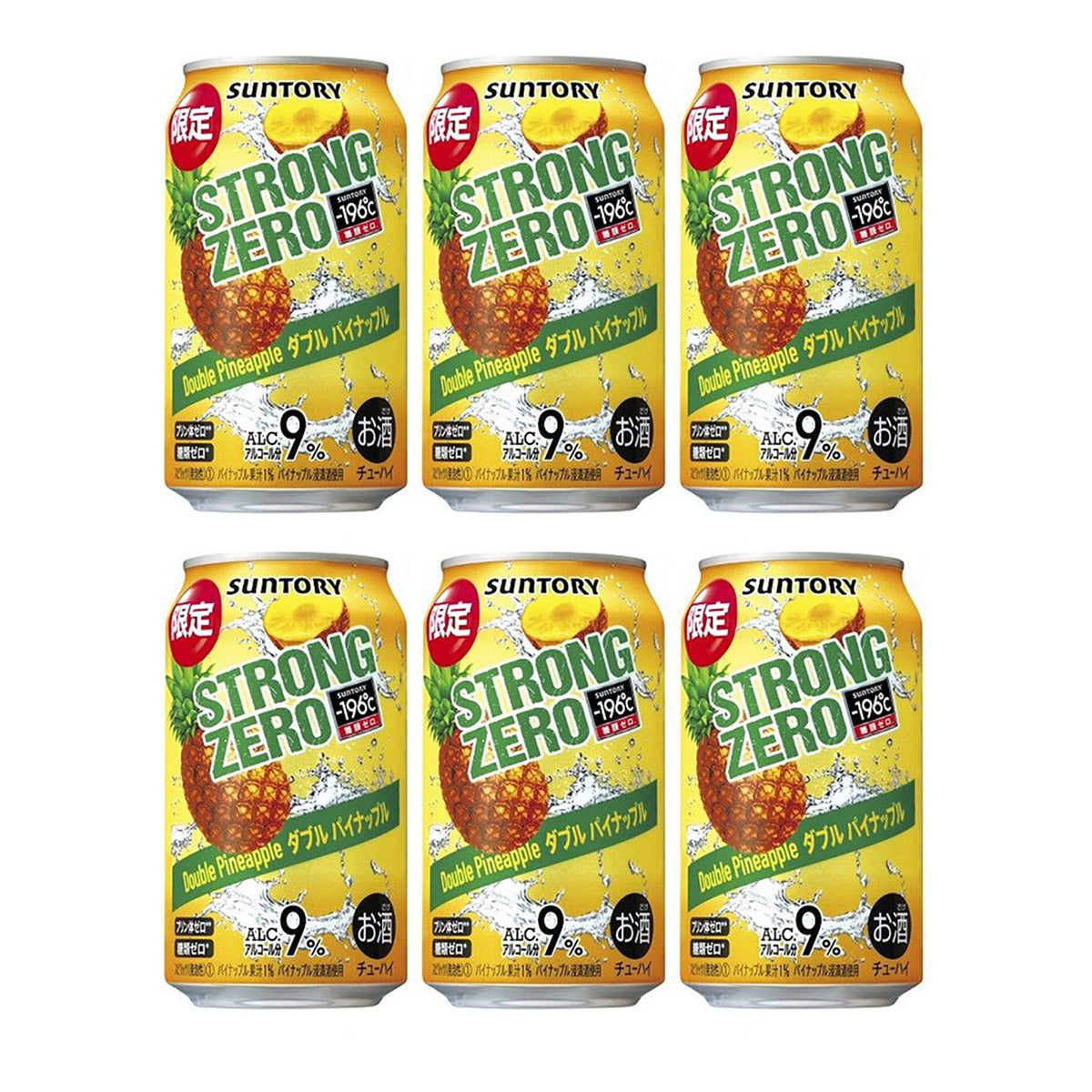 Suntory-Double-Pineapple-Cocktail-9%-350ml-X6Pack-1