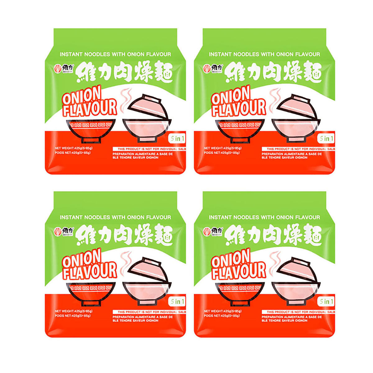 Weili-Meat-Sauce-Noodles-85g*5-Bags-X4Pack-1