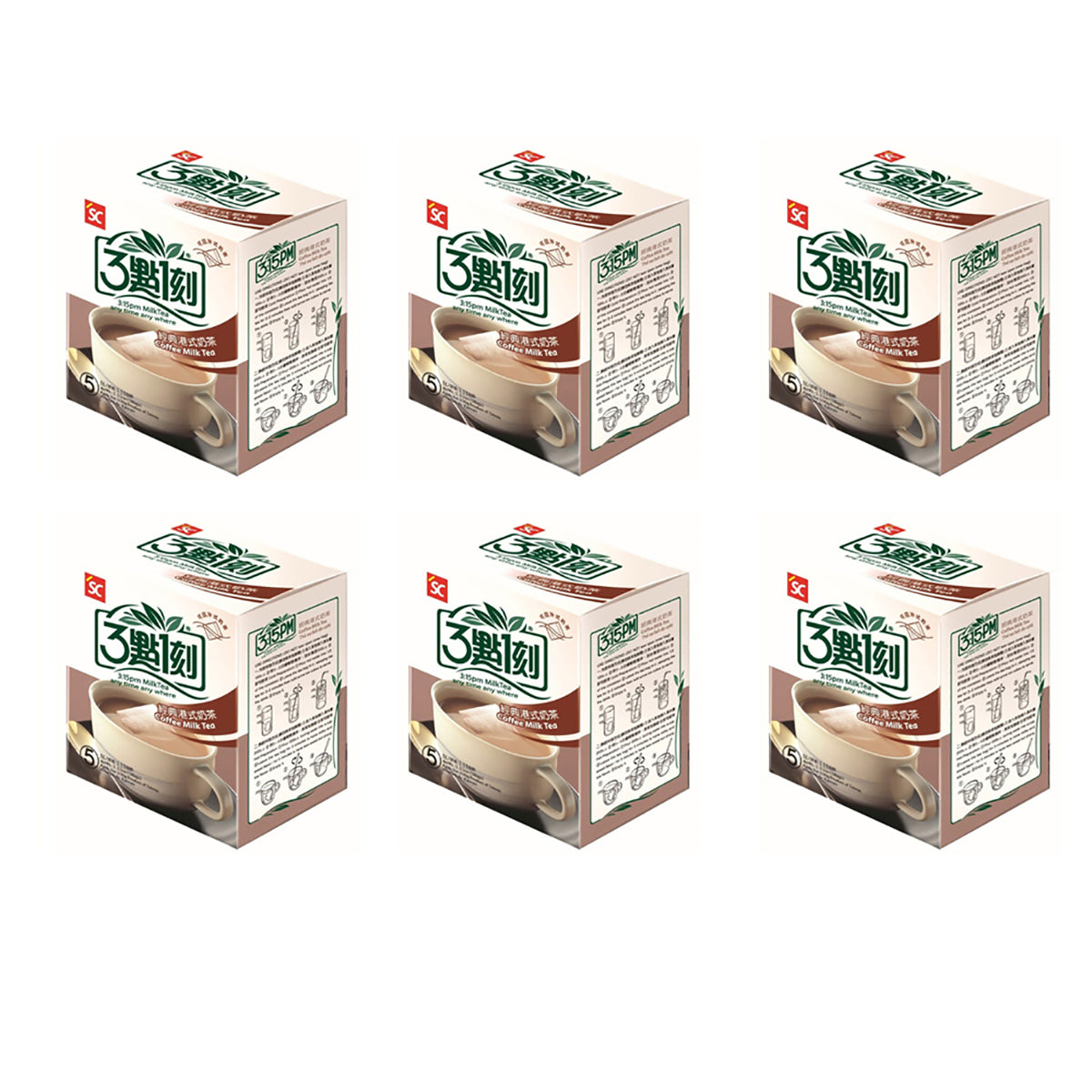 3.15PM-Classic-Hong-Kong-Style-Milk-Tea-5-Bags-100g-X6Pack-1