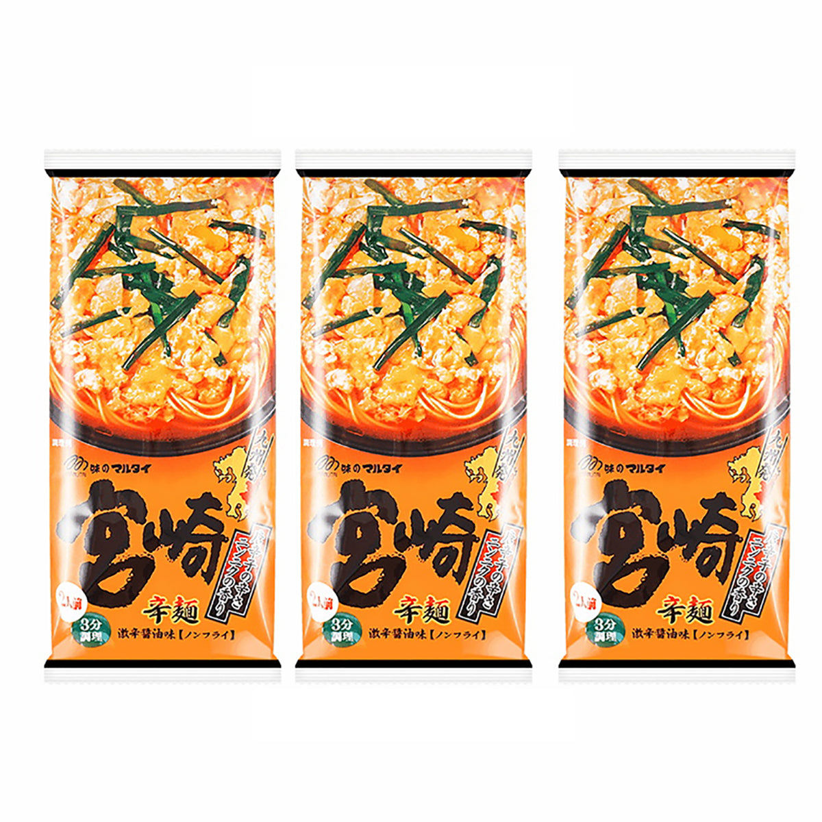 Marutai-Miyazaki-Japanese-Ramen-Spicy-Pork-Flavor-186g-X3Pack-1