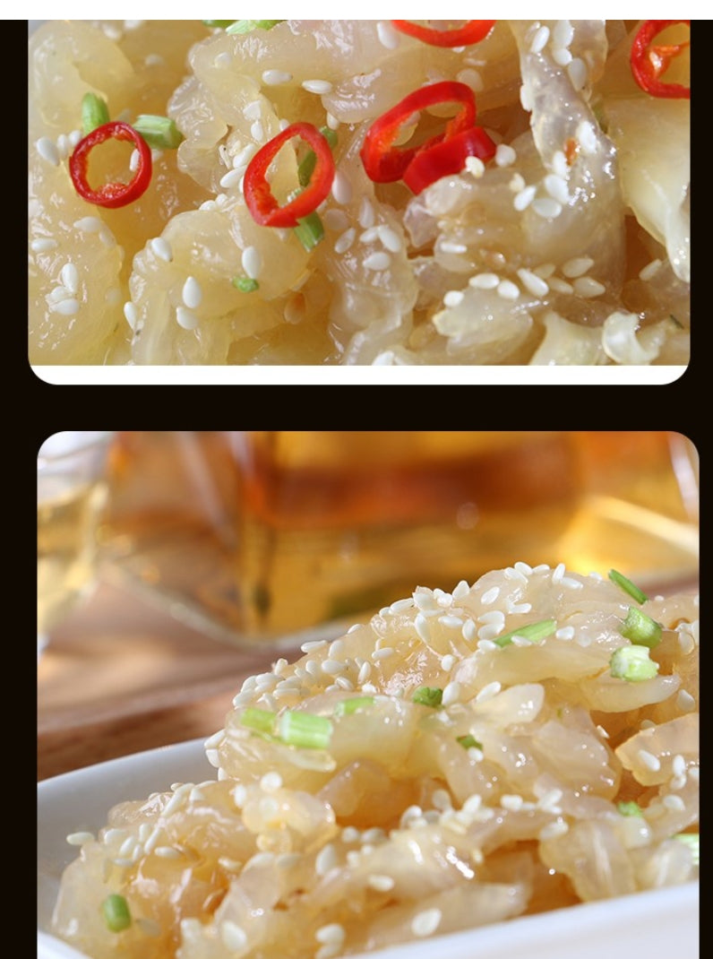 Fengzheng Snack Instant Jellyfish with Mustard Flavor 150g X6Pack