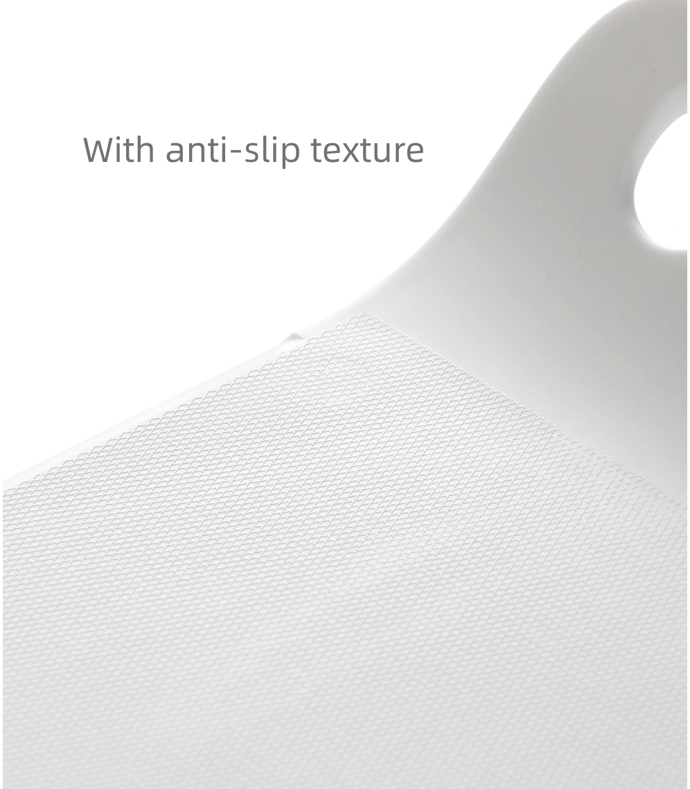 Fasola White Plastic Cutting Boards for Kitchen Chopping Board 23X23X3cm X4Pack