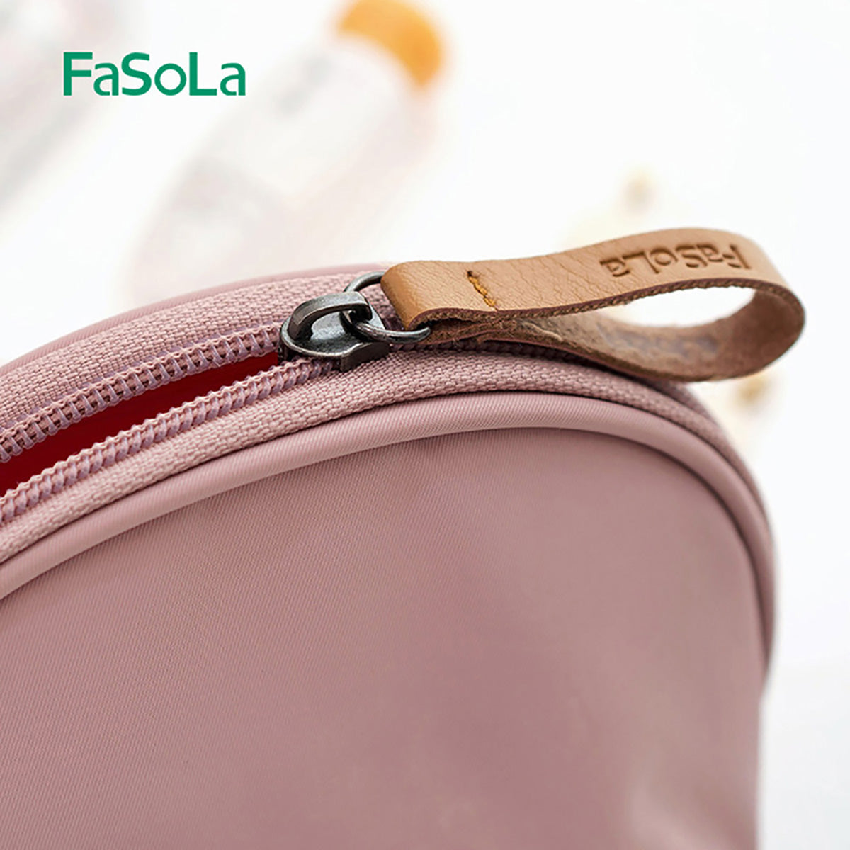 Fasola-Portable-Shell-Makeup-Bag-Pink-X4Pack-1