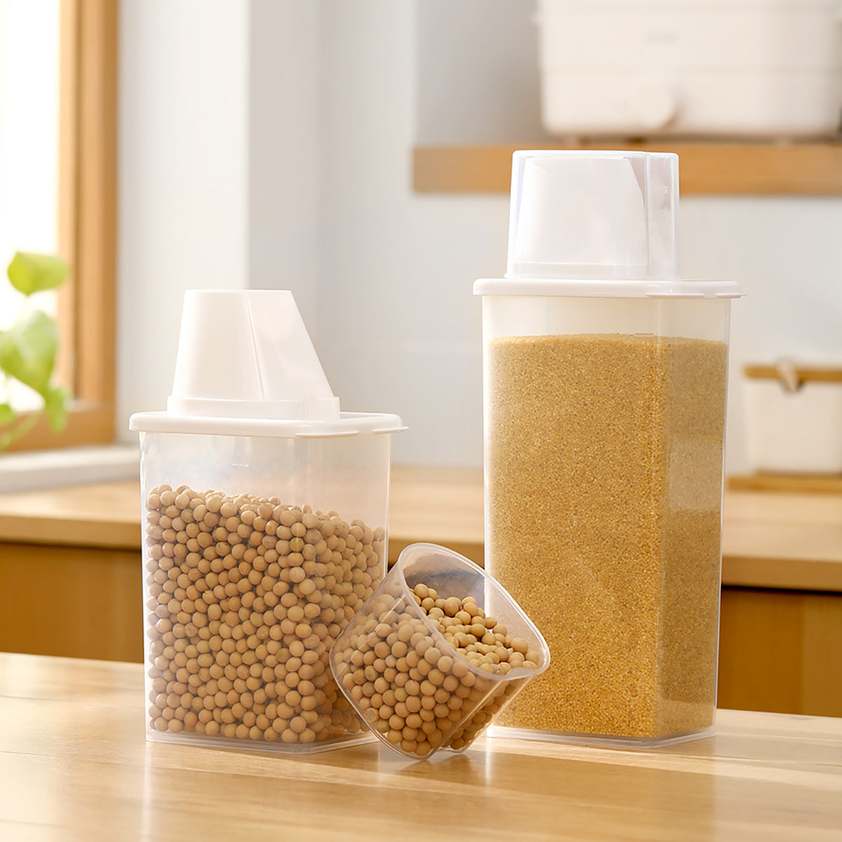 Fasola-Dry-Food-Grain-Storage-Container-870mL-X4Pack-1