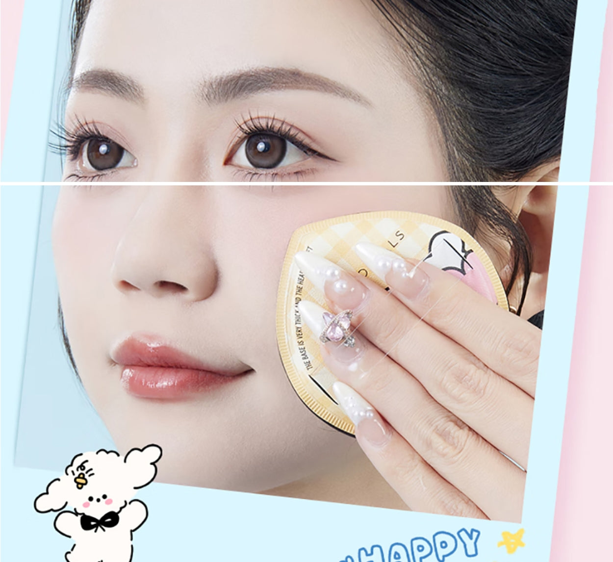 Amortals Makeup Puff Powder Puff Cosmetic Foundation Blender Sponge Makeup Tools Set in Yellow X4Pack