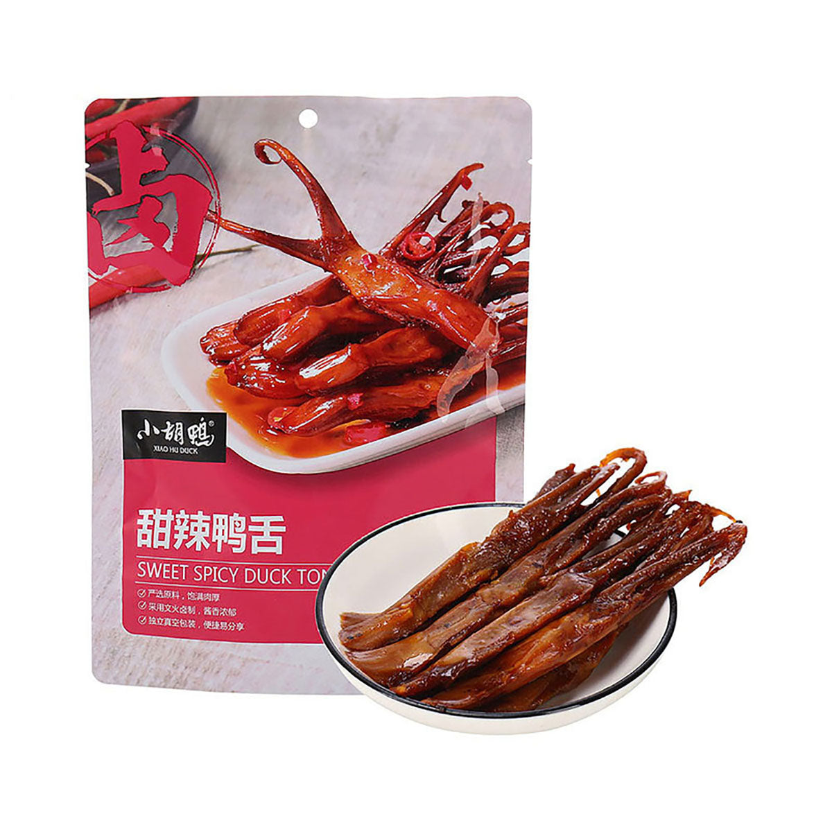 Xiaohuya-Sweet-and-Spicy-Duck-Tongue-95g-X4Pack-1