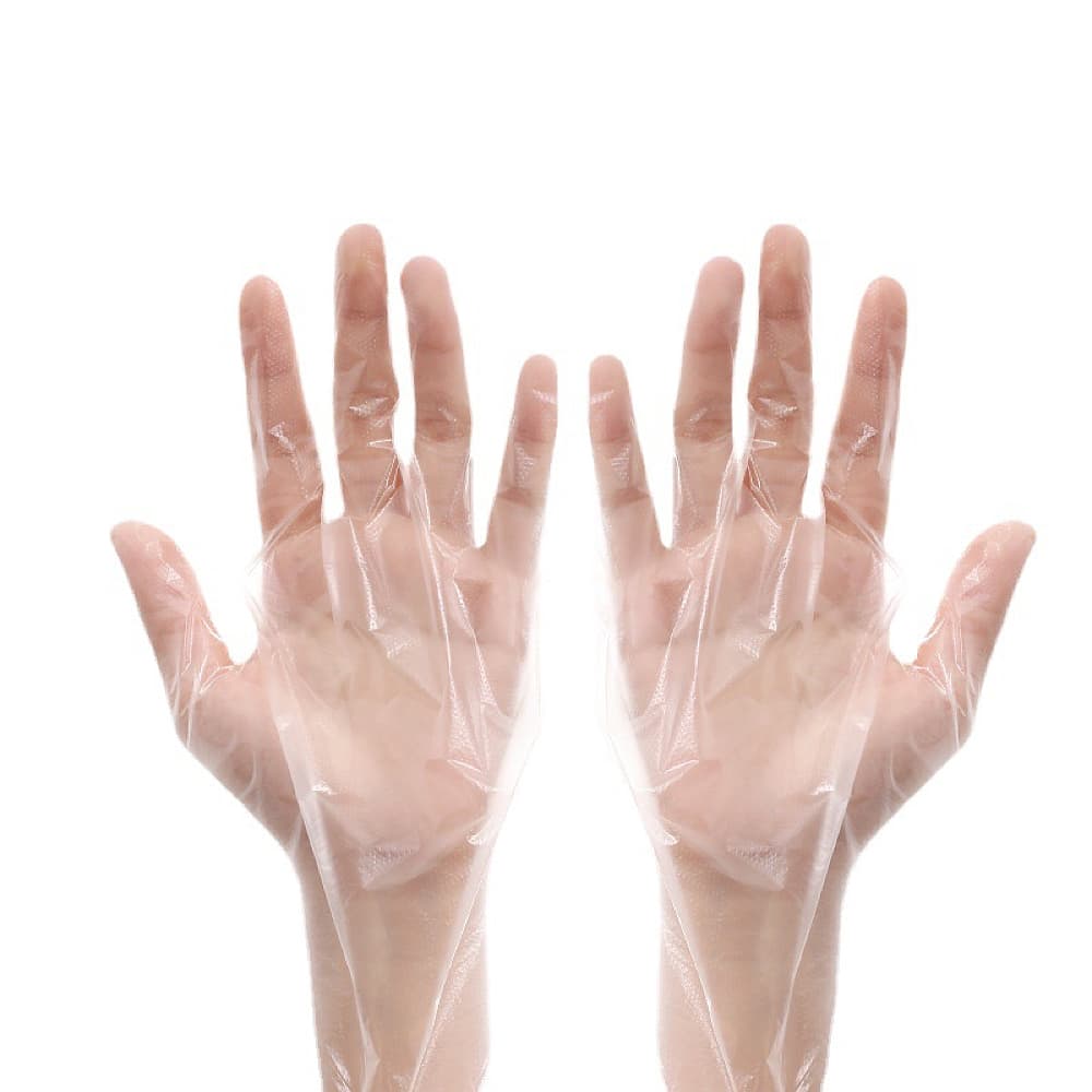 Fasola Disposable Plastic Food Safe Gloves 27.5X16.7cm 100pieces X3Pack