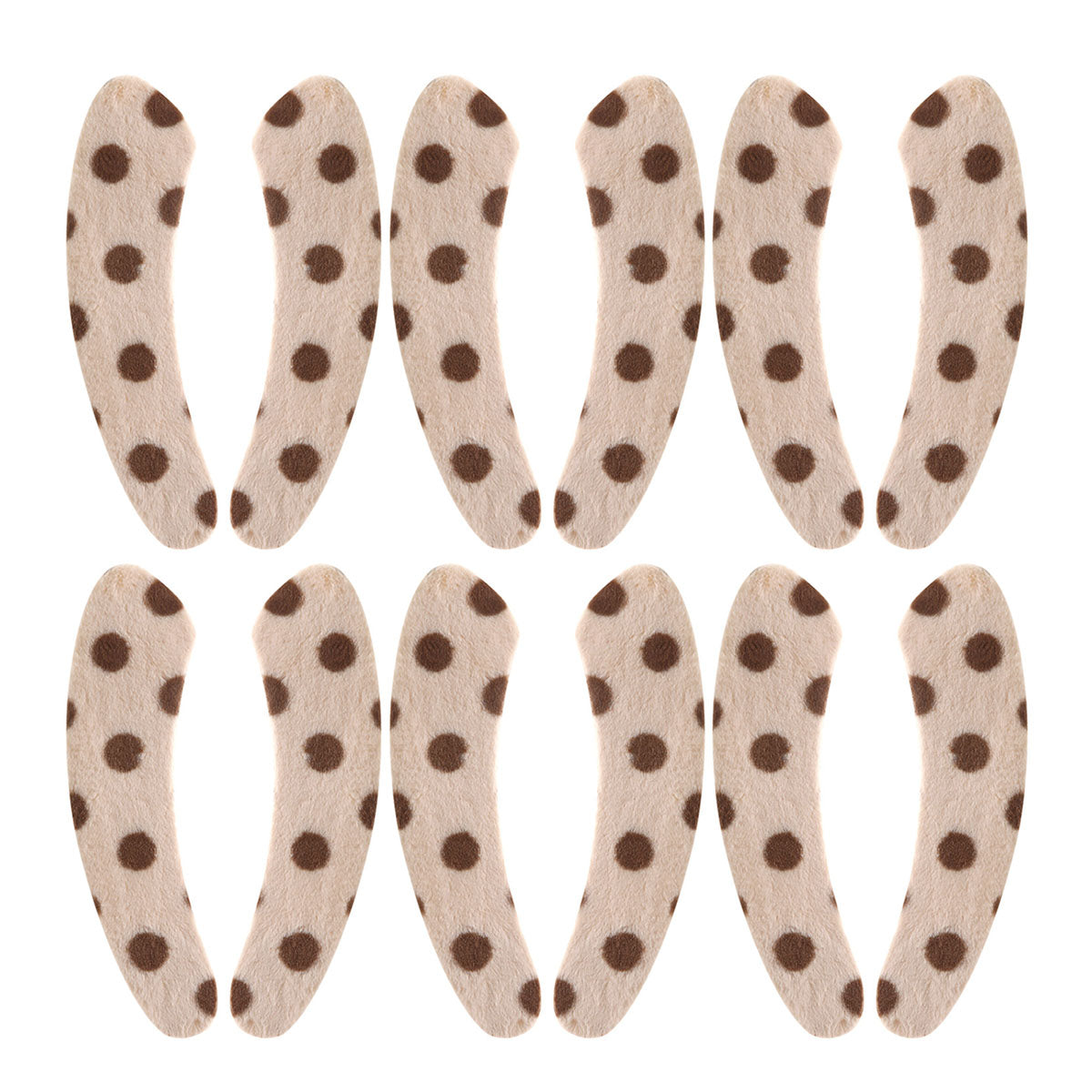 fasola-polka-dot-rabbit-plush-toilet-pad-khaki-1-pair-x-6pack-1