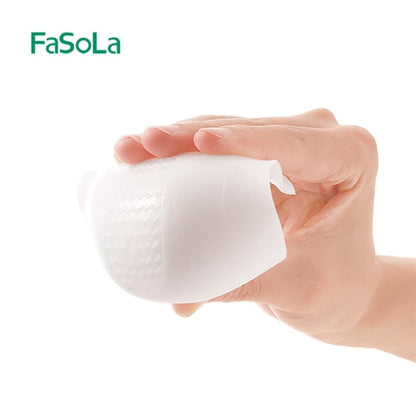 Fasola Invisible Silicone Height Increasing Insole Pads for Men White 2.5cmX2Pack