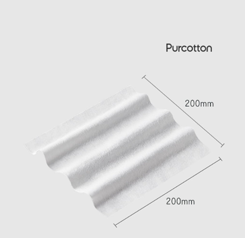 Purcotton Cotton Cleaning Face Towel Washcloth Cotton Dry Wipes Cotton Tissues for Sensitive Skin80 Pieces 3pcs X 2Pack