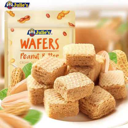 Julies Peanut Butter Sandwich Wafer Cubes 60g X3Pack