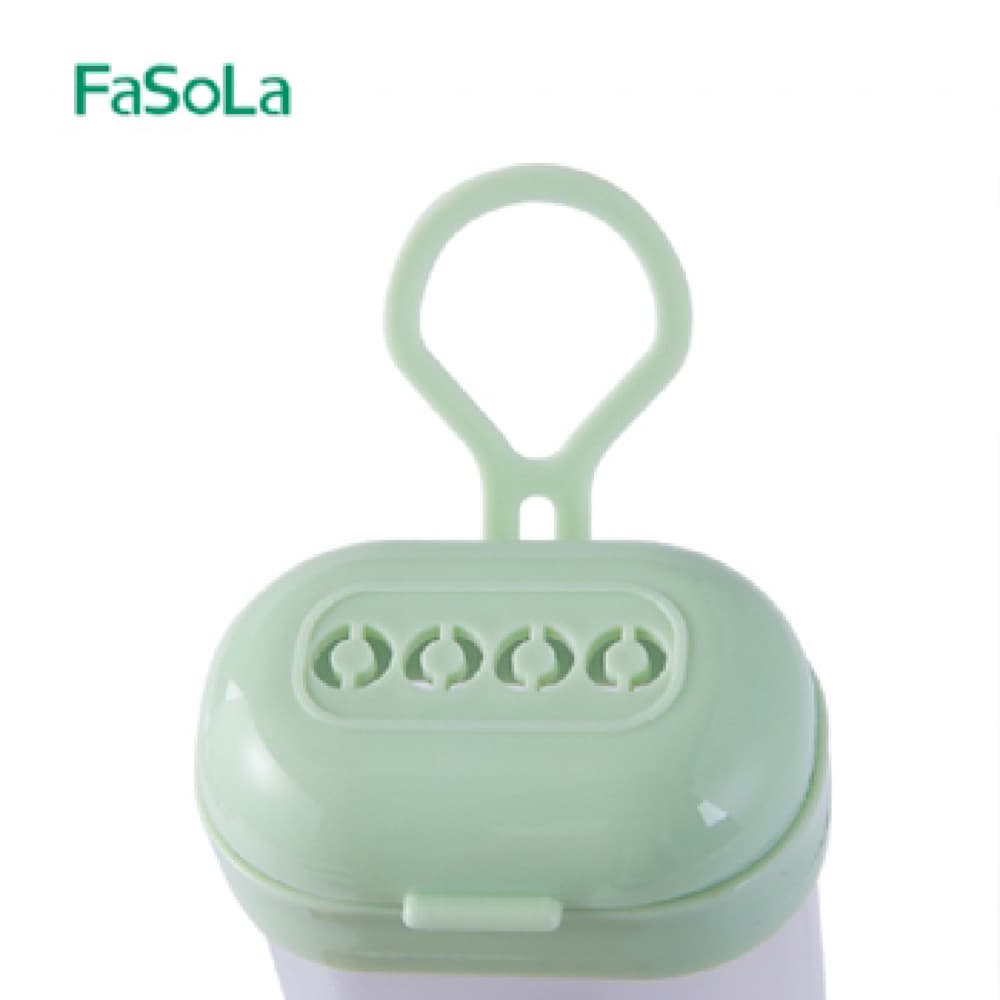 Fasola Green Individually Wrapped Travel Kit Toothbrush and Toothpaste Set 2Pack