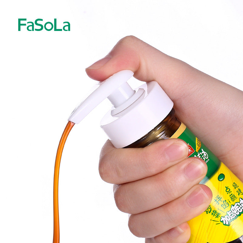 Fasola household White Oyster Sauce Vacuum Squeezer for Kitchen 6Pack