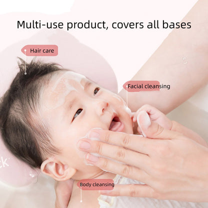 Pigeon Soap Flower Scent 2-in-1 Baby Wash and Shampoo Foam 500g X2pack