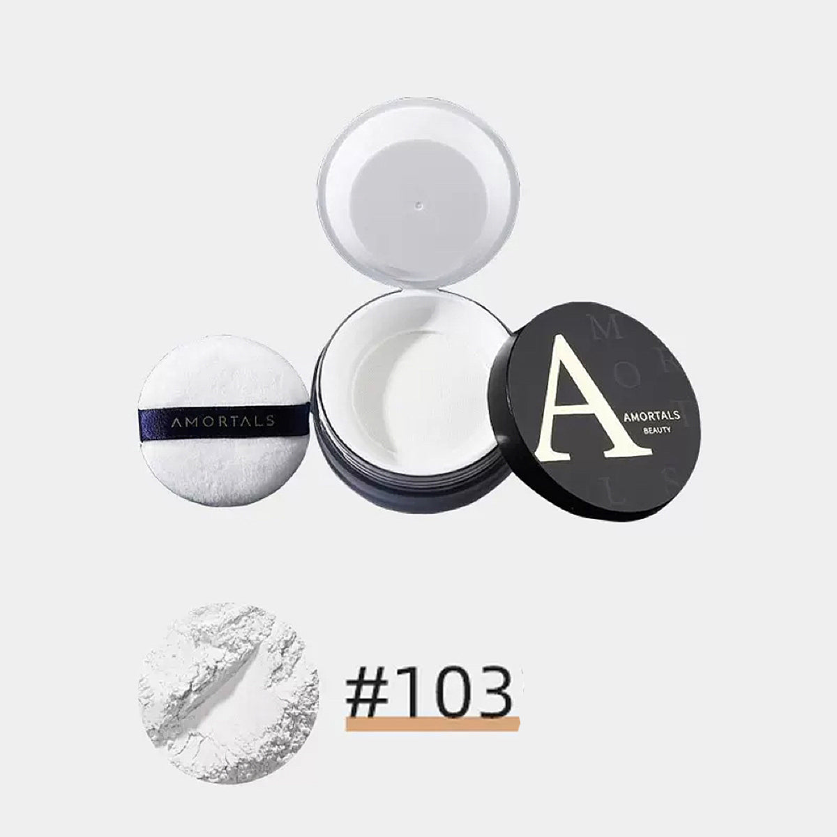 Amortals Lightweight Original Fundation Makeup Loose Powder No.103 8.5g X4Pack