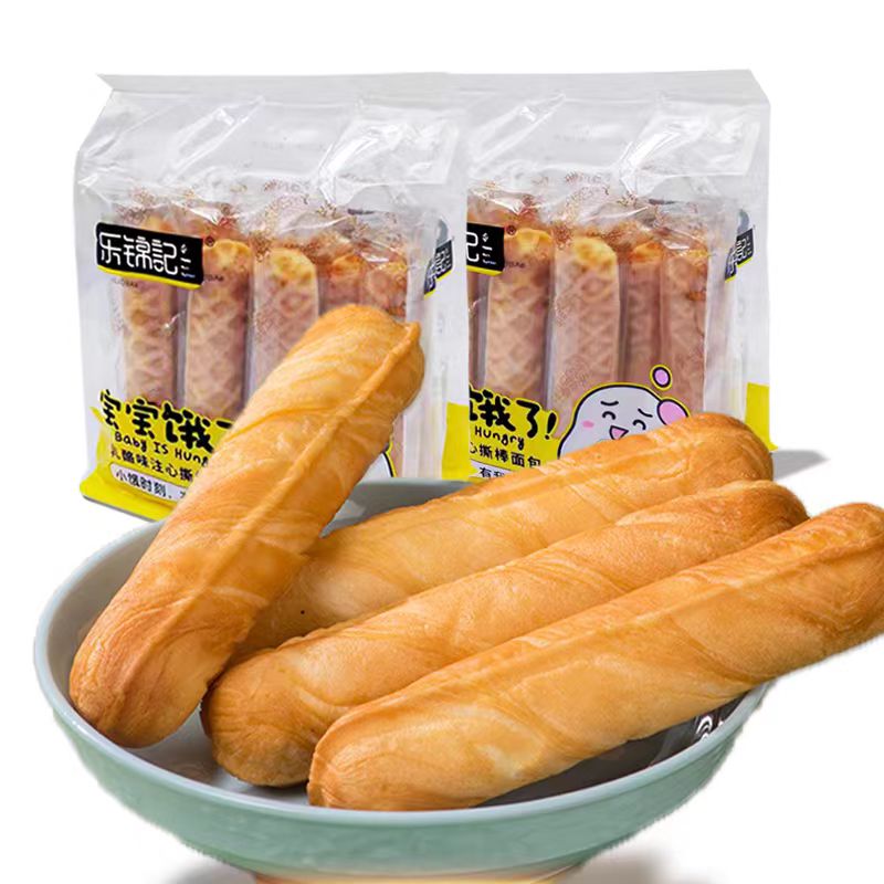 Lee Kum Kee Cheese Flavored Pull-Apart Bread Sticks Breakfast Pastry 380gX3Pack