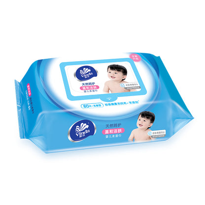 Vinda Fragrance Free Baby Skincare Pure water Wet Wipes 80Counts X 2pack