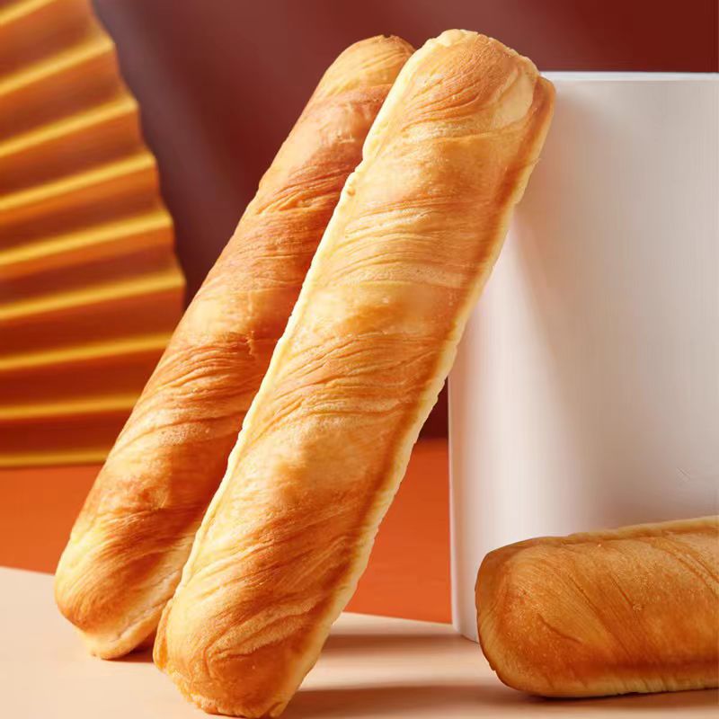 Lee Kum Kee Cheese Flavored Pull-Apart Bread Sticks Breakfast Pastry 380gX3Pack