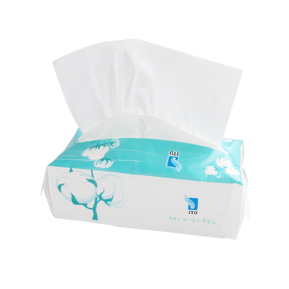 ITO Pull-out Cotton Dry and Wet Tissue Washcloth Facial Towel 80pcsX4Pack