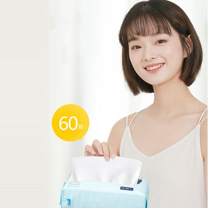 ITO Pull-Out 3D Pearl Pattern Thickened Facial Cleansing Wash Towel  60piecesX2Pack