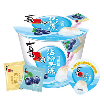 Strong Food Blueberry Jam Flavor Jelly 135g 4pack