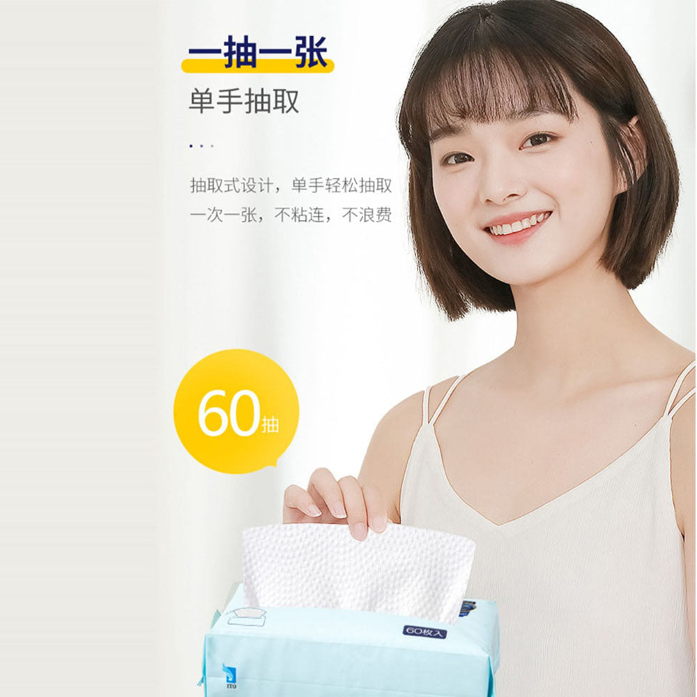 ITO Box Packing Replaceable Face Wash Towel 25piecesX4bagsX4Pack