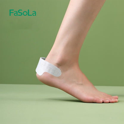 Fasola Gray Soft 3 Pairs Rear Heel Cushion for Shoes Too Big, Shoe Grips Liners Heel Protectors for Loose Shoes X4Pack