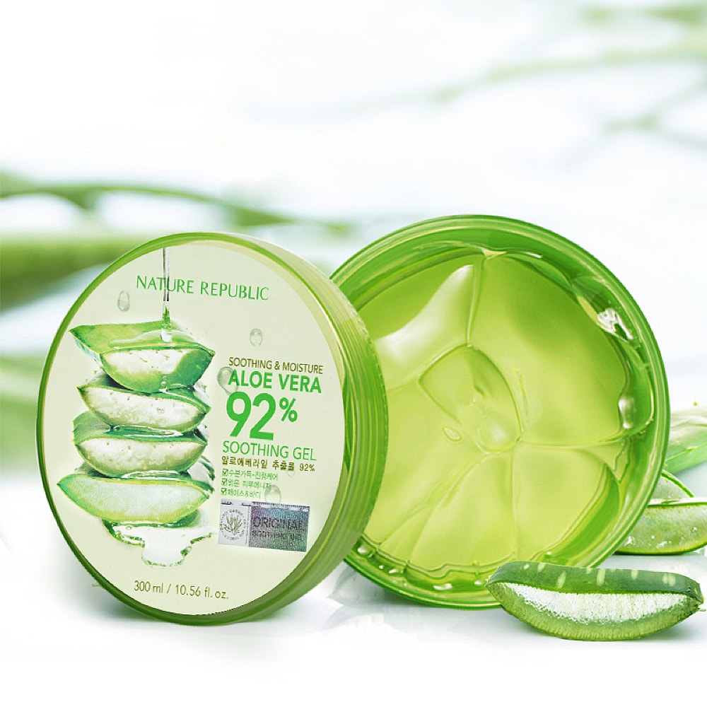 Natural Paradise Soothing & Moisture Aloe Vera 92% Gel 300mlX4Pack