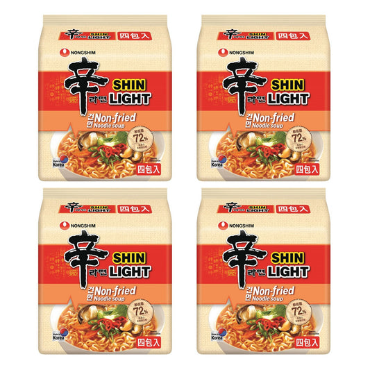 Nongshim Shin Light Non-fried Instant Noodle 97gX4 pcs 388gX4pack