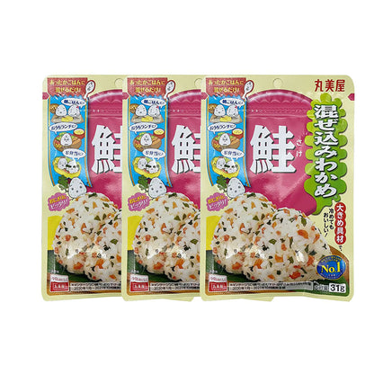 Marumiya-Rice-Ball-Seasoning-Salmon-Wakame-Flavor-31g-X3Pack-1