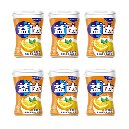 Extra-Sugar-Free-Gum-with-Xylitol,-Orange-Mint-Flavor-56g-X6Pack-1