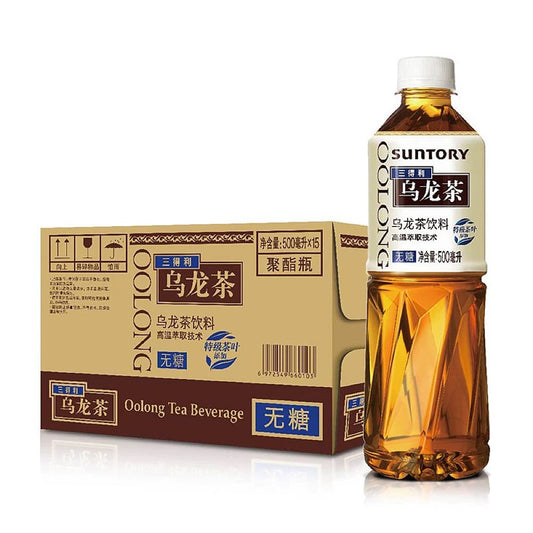 Suntory-Oolong-Tea-No-Sugar-500ml*15-Bottles/Box-X1Pack-1