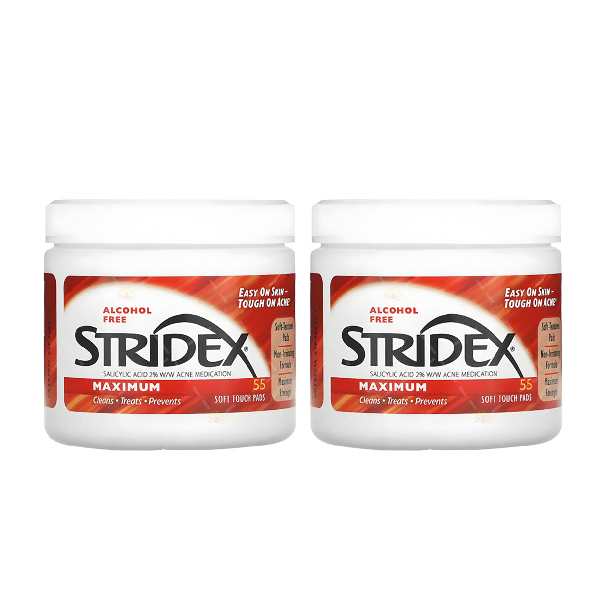 Stridex-2%-Salicylic-Acid-Acne-Control-Pads-Maximum-Strength-55-Pcs-X2Pack-1