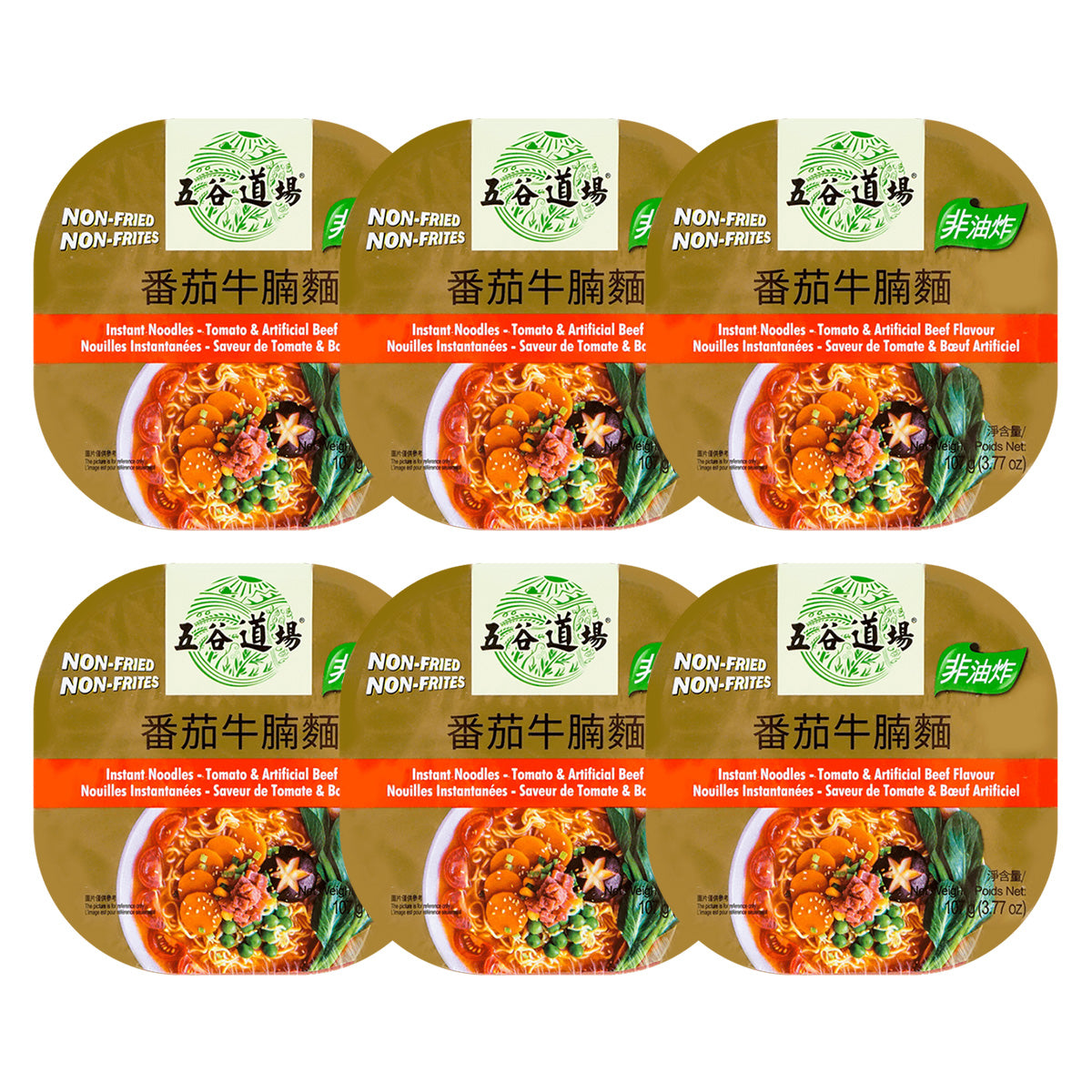 WGDC Tomato And Beef Brisket Noodles 107gX6pack