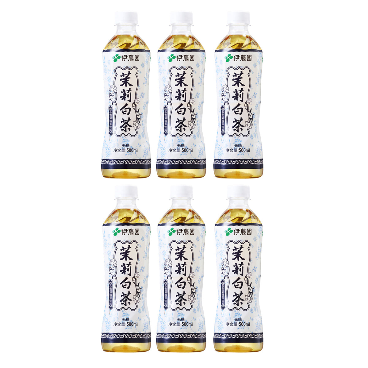 Itoen-Jasmine-White-Tea-500ml-X6Pack-1