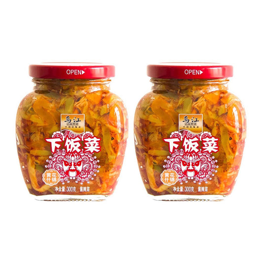 Wujiang-Mixed-Pickled-Vegetables-with-Daylily-300g-Can-2pack-1