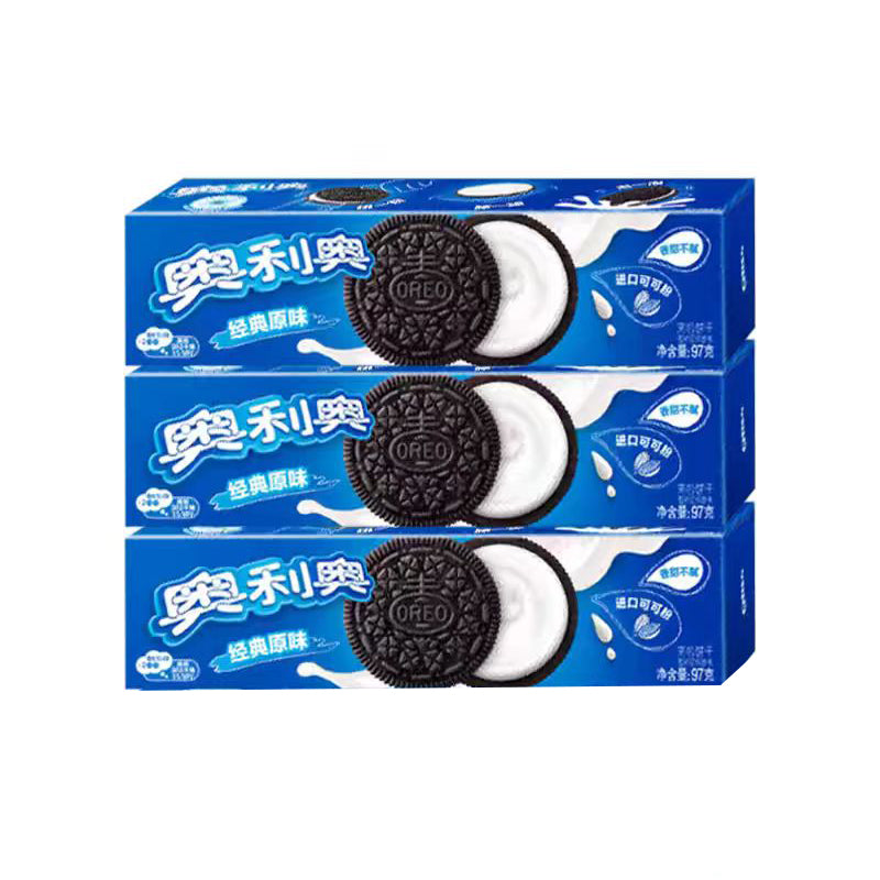 Oreo Classic Original Flavor Sandwich Crackers Biscuit 97g X3pack