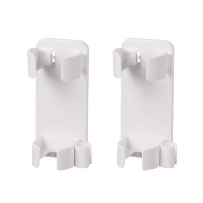 Fasola-Wall-Mount-Curling-Iron-Holder-Hair-Curler-Storage-Organizer-Stand-White-X2Pack-1