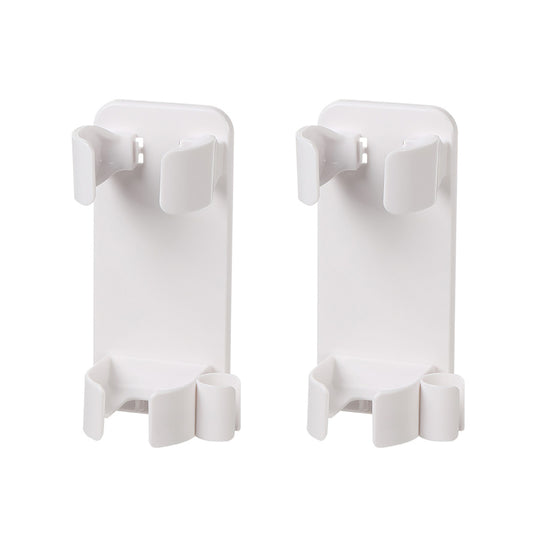 Fasola-Wall-Mount-Curling-Iron-Holder-Hair-Curler-Storage-Organizer-Stand-White-X2Pack-1