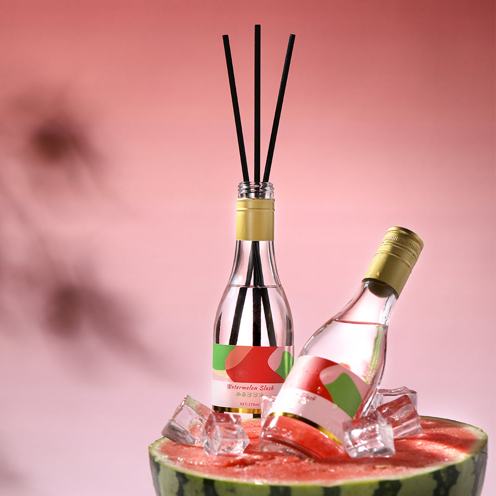 Fasola Watermelon Flavor Air Fresheners stick Tipsy Reed Diffuser for Bedroom 170mlX2Pack