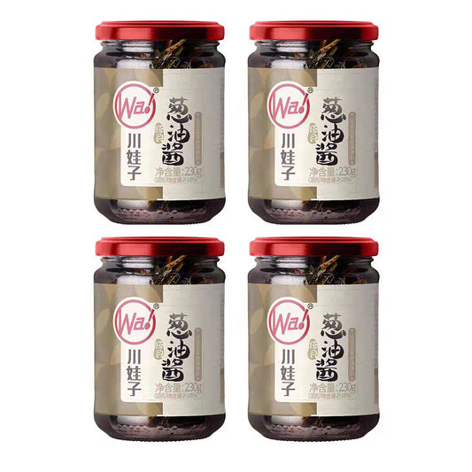 Chuanwazi-Scallion-Oil-Sauce-230g-X4Pack-1