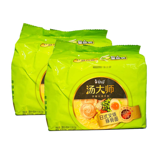 Master Kong Japanese Char Siu Tonkotsu Ramen Noodle 110gX5pcsX2pack