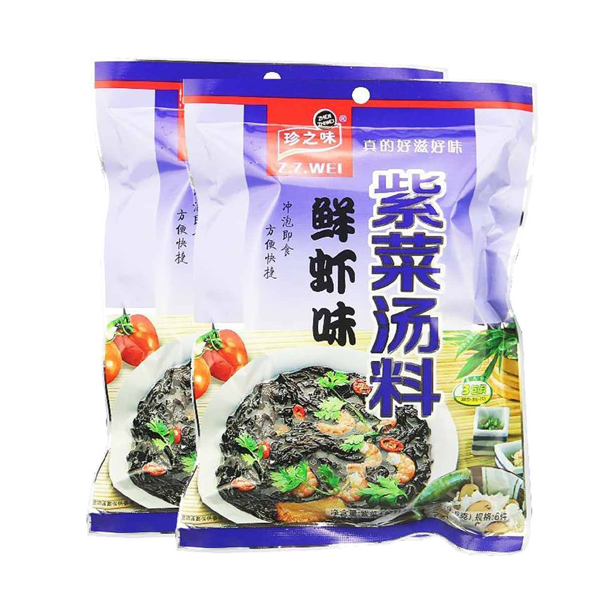 ZZWEI-Seaweed-Soup-Base-with-Fresh-Shrimp-72g-2pack-1